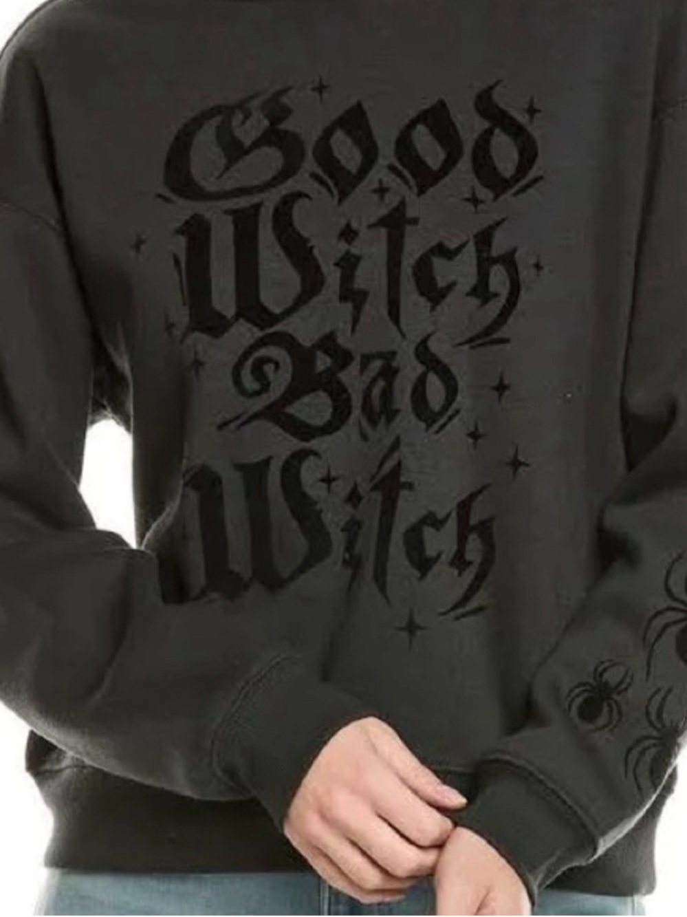 NWT Wildfox Good Witch Bad Witch Blake Hoodie Pirate Spiders Halloween Gothic